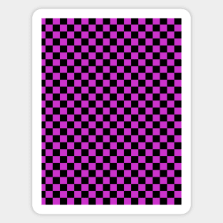 Purple Check Sticker